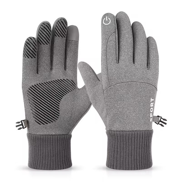 Windproof Waterproof Warm Winter Gloves Fleece Lining Bike Outdoor Skiing Gloves