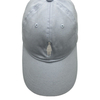 Custom High Quality 5 Panel Classic Laser Cut Drilled Hole Hat, Mens Perforated Waterproof Embroidery Logo Grey Rope Baseball Cap