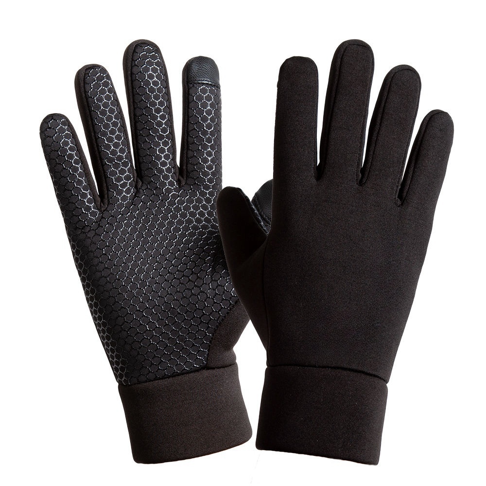 Ozero Custom Logo Touch Screen Men Extra Cold Winter Weather Warm Driving Cycling Running Skiing Fleece Gloves
