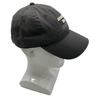 Wholesale Cheap Custom High Quality 6 Panel Washed Black Cotton Twill Embroidery Logo Baseball Cap, Plain Unstructured Dad Hat