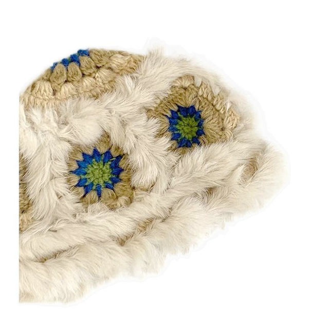 Custom Design Your Own Winter Hat Embroidery Men Women Cotton Wool Beanie Knitted Hat Unisex