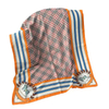 Autumn and Spring Women Houndstooth and Chain Printed Long Scarf Custom Voile Very Soft Felling Long Scarf Shawls Hijab