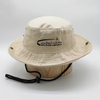 Hot Selling Letters Embroidery Double Reversible Pink Cotton Unisex Character Style Pattern Material Bucket Hats