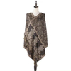 Large Pashmina Soft Elegant Cashmere Feel Polyester Good Quality Jacquard Woven Wrap Scarf Custom Pashmina Scarf
