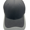 OEM Custom Men Fashion High Quality 6 Panel Black Breathable Healthy Fabric Embroidered Hat Piping Baseball Caps with Logo
