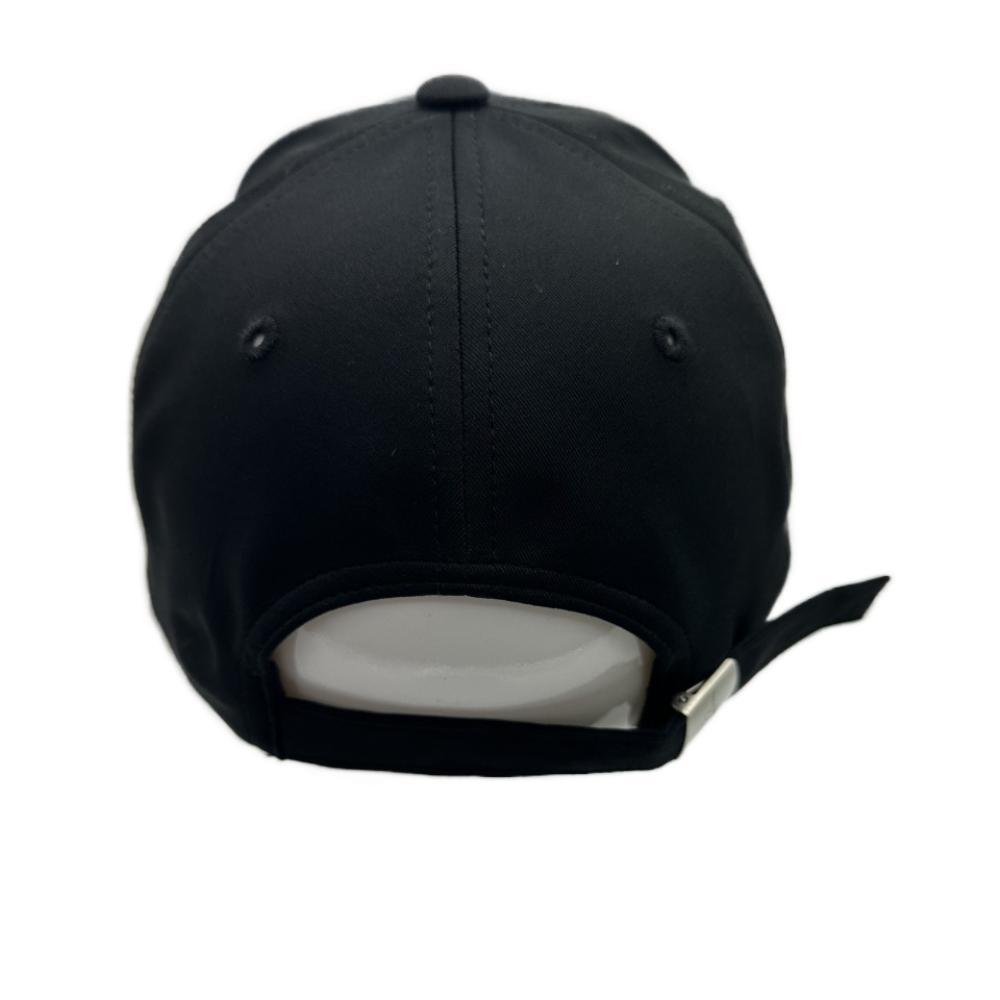 OEM Custom 6 Panel White Laser Cut Hole Perforated Hat, Waterproof Baseball Cap, Rubber Logo Closed Back Fitted Dad Hat