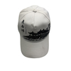 Wholesale Custom Rubber Patch Logo 6 Panel Blue Polyester Performance Sport Hat Curved Brim Gorras Laser Cut Hole Baseball Cap