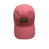 Custom Logo Flat Embroidery Polyester Leaf Heat Transfer Printing 6 Panel Baseball Cap