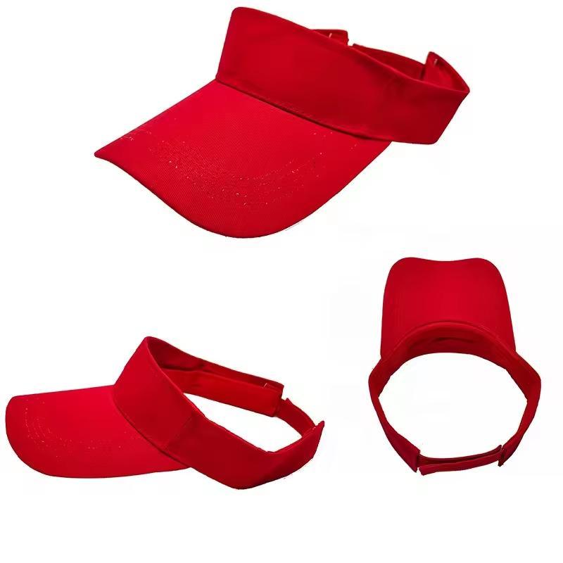 Factory Direct Sell Outdoor Visor Beach Adjustable Sun Cap Visor Face Mask Hats with Custom Logo