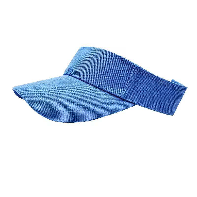 Factory Direct Sell Unisex Custom Polyester Outdoor Sun Golf Visor Cap Face Mask Hats