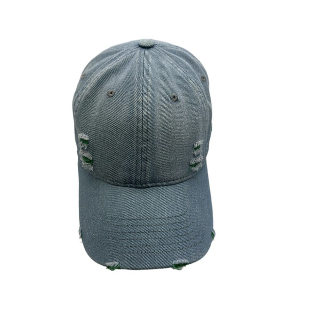 OEM Custom High Quality 5 Panel Structured Embroidery Logo Curved Brim Quick Dry Blue Nylon Snap Back Rope Baseball Cap Hat