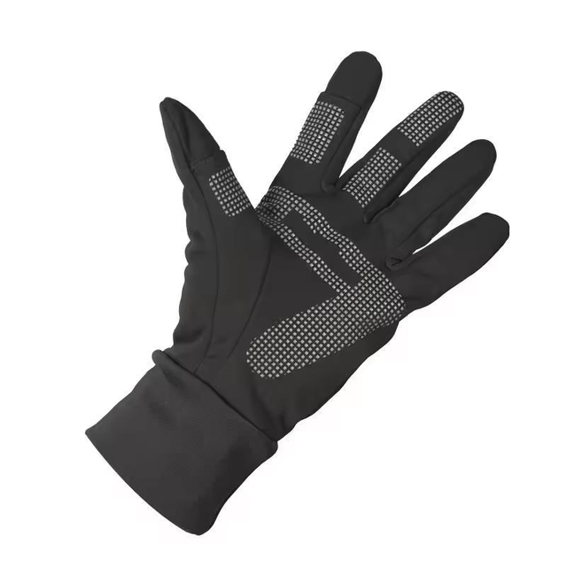 Wholesale Custom Polar Fleece Thermal Ski Winter Gloves Men Black Sports Warm Hand Gloves Touch Screen for Bike Racing