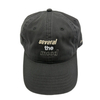 Wholesale Cheap Custom High Quality 6 Panel Washed Black Cotton Twill Embroidery Logo Baseball Cap, Plain Unstructured Dad Hat