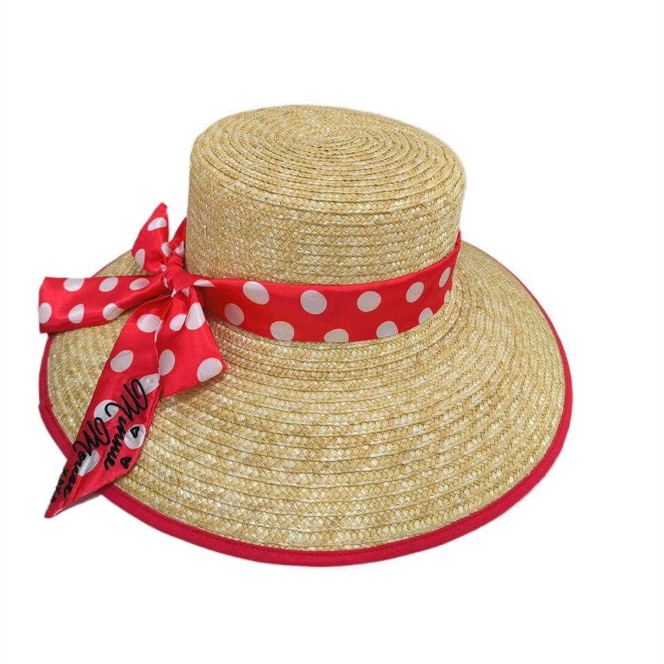 Retro Fashion Braid Two Tone Panama Visor Straw Hats Women Street Cowboy Men Hip Hop Sun Natural Straw Hat