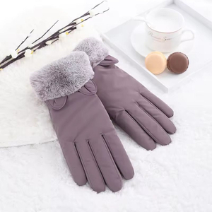 Cheap Fancy Girls Thermal Bike Cycling Touch Screen Women Winter Fashion Riding Fleece Gloves