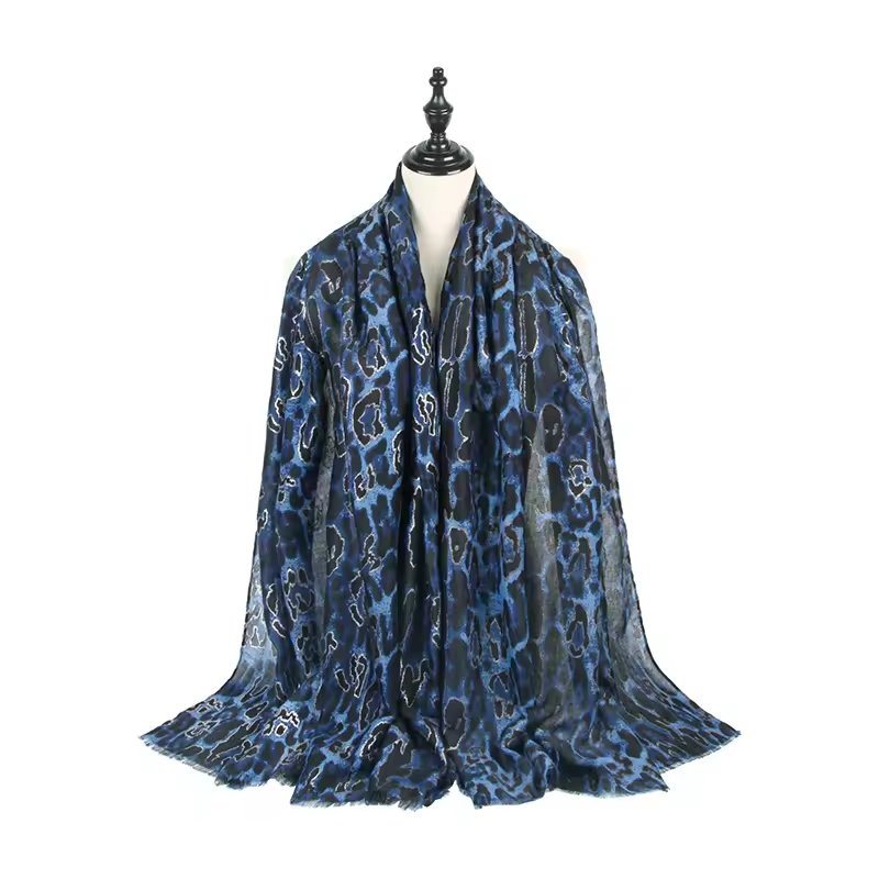Custom Logo Jacquard Woven Knit Winter Skeleton Native Skull Design Cashmere Wool Acrylic Long Shawl Scarf for Men and Women