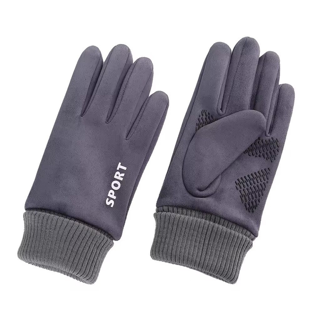 Cheap Embroidery Logo Soft Fleece Lining Women Winter Riding Gloves with Touchscreen