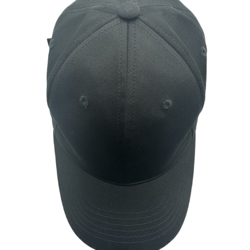 OEM Custom 6 Panel White Laser Cut Hole Perforated Hat, Waterproof Baseball Cap, Rubber Logo Closed Back Fitted Dad Hat