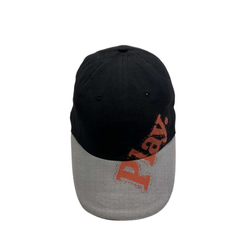 Personalized Cap Custom Embroidery Logo Two Tone Color Baseball Hat, 5 Panel Fashion Sports Cap Black Cotton Baseball Hats