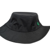 Custom Printed Logo Rope Flat Billed 100% Recycled Polyester Removable Laser Holes Cut Exhaust Rain Waterproof Bucket Hats