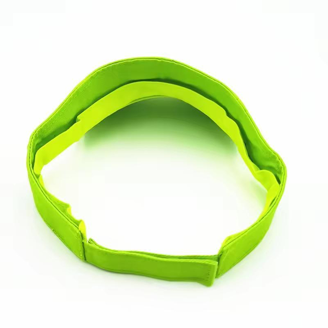 Orange Plain Men Women Sport Sun Visor One Size Adjustable Cap with Custom Logo Promotions