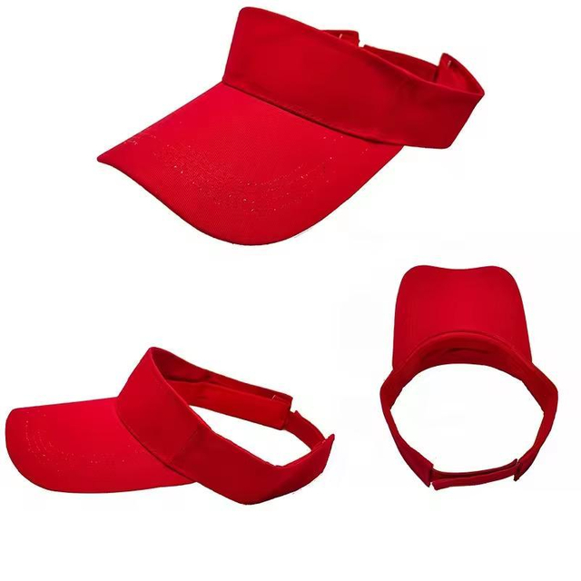 Factory Direct Wholesale Custom Women Logo Sun Visor Cap Sports Visor Face Mask Hat