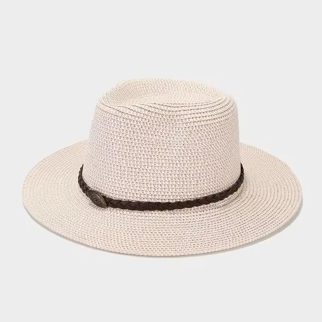 Outdoor Cowboy Summer Sun Straw Hat Custom Men Women Sun Protection Breathable Casual Vacation Beach Straw Hats Summer