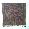 Custom Pashmina Scarf Winter Shawl Jacquard Woven Soft Peacock Pattern Pashmina Scarf for Woman