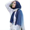 Custom Ombre Breathable Plain Light Weight Chiffon Muslim Hijab Woven Solid Chiffon Women Woven Scarf Shawl Hijab