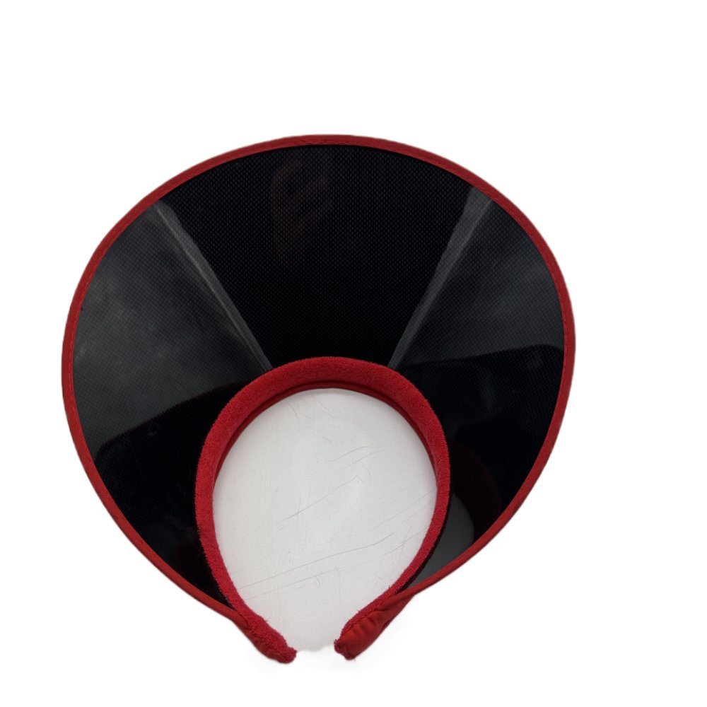 Women′s Custom UV Protection Sun Visor Hat Cap Plush PVC Cotton Headwear Adjustable Party Ski Fishing Characters Images