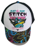 Mens Black Mesh Caps Pre Curved Brim Logo Custom Flat Embroidery 6 Panel Structured Trucker Hat