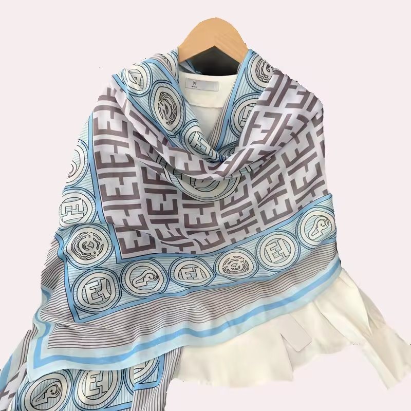 Hot Sale Stylish Geometry Pattern Viscose Scarves Beach Shawls Women Long Large 85*180cm Cotton Head Wrap Letter Print Hijab
