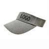 2024 New Wholesale Light Blue Visor Beach Adjustable Sun Cap Visor Hats Outdoor Athletics