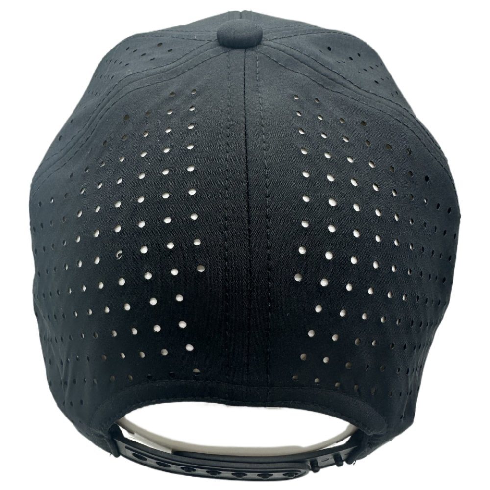 Custom 5 Panel High Quality Curved Brim 3D Embroidered Logo Sport Golf Baseball Cap, Waterproof Laser Cut Hole Perforated Dad Hat