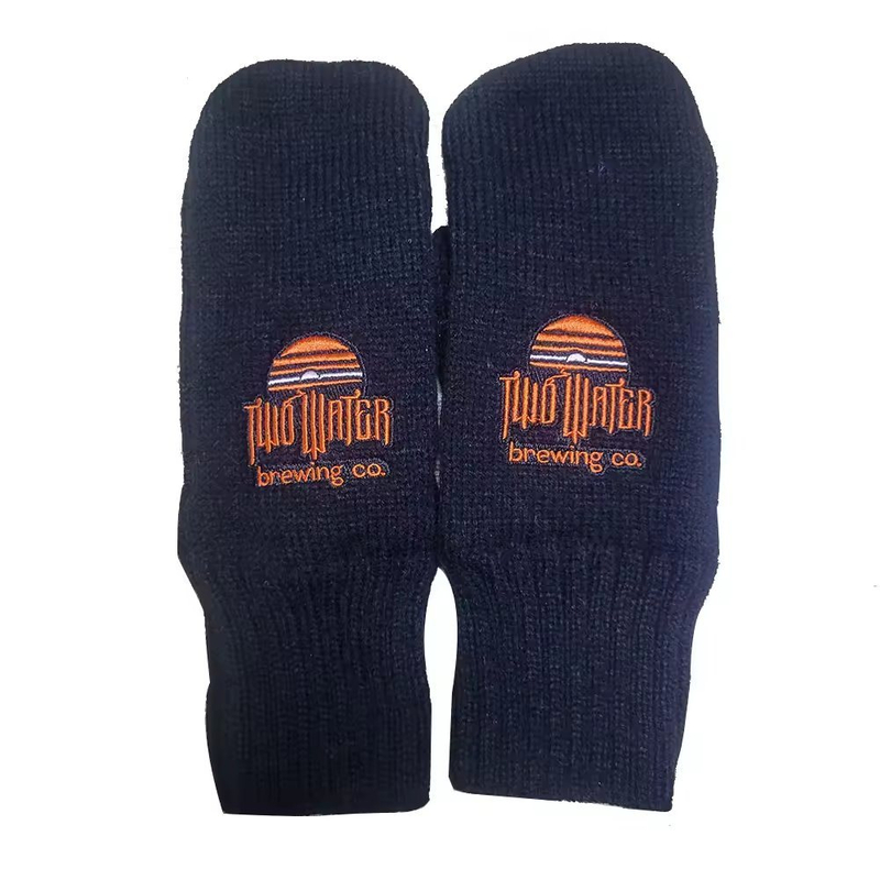 Wholesales Acrylic Gloves Mittens 100% Acrylic Hand Mittens High Quality Mitten Gloves Fleece Inside