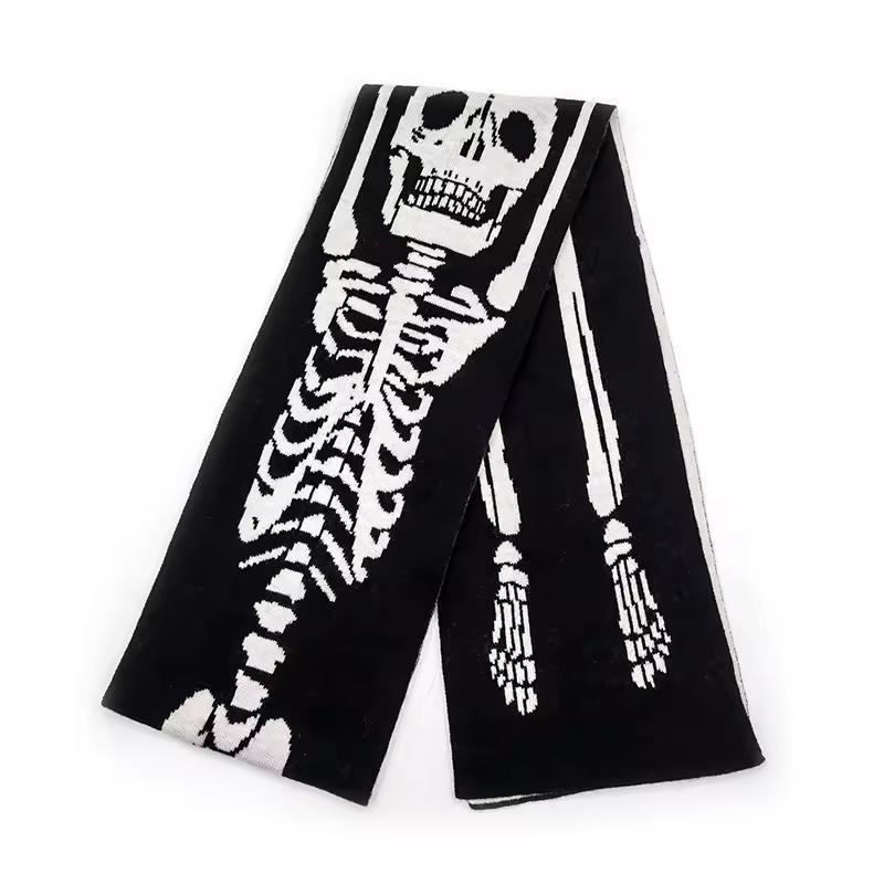 Custom High Quality Jacquard Woven Acrylic Knit Sport Team Soccer Club Football Fans Souvenir Scarf for France and Japan