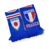 Custom High Quality Jacquard Woven Acrylic Knit Sport Team Soccer Club Football Fans Souvenir Scarf for France and Japan