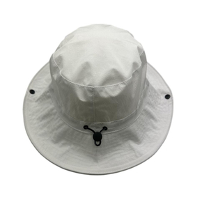 Custom Logo All Over Letter Printed Stylish Bucket Hat Wholesale Fashion UV Protection Flat Dome Fisherman Cap