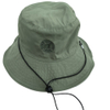 Wholesale Cheap Custom Designer Printed Logo Laser Cut Bucket Hat with String, Bulk Men Fisherman Wide Brim White Safari Cap