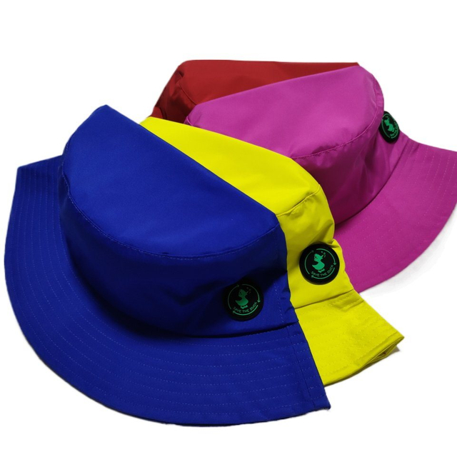 BSCI Wholesale Custom High Quality Navy Blue Cotton Embroidery Logo Reversible Fisherman Gorras Unisex Sun Cap Summer Bucket Hat