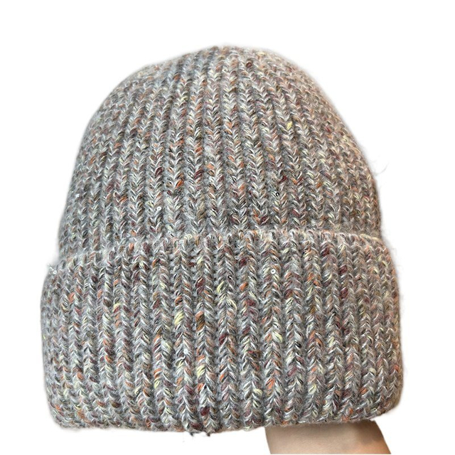Embroidered Beanies Winter Hat Wholesale Women Knitted Hats Custom Printed Beanie