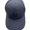 Wholesale Custom High Quality Men 5 Panel White Polyester Baseball Cap Rubber Logo Waterproof Laser Cut Hole Perforated Dad Hat