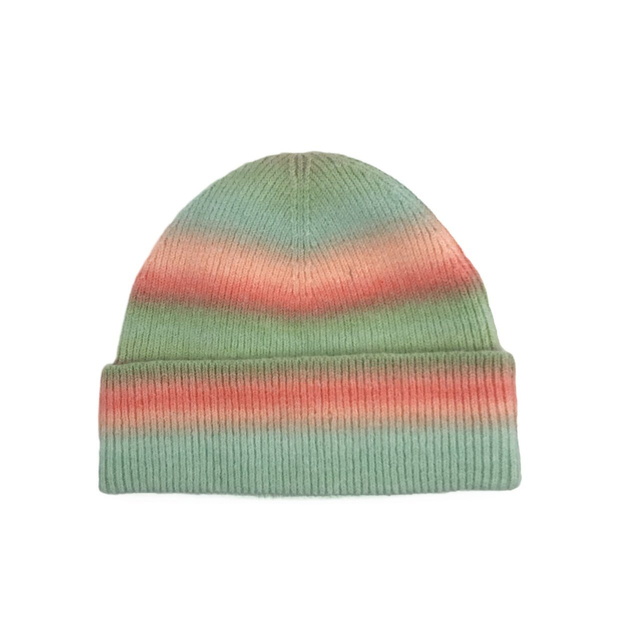 Factory Fashion Colorful Winter Warm Custom Logo Jacquard Fisherman Hip Hop Knit Beanie Hat
