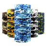 Custom Sublimation Print Multifunctional Headwear Seamless Camouflage Magic Scarf Bandana Neck Gaiter for Hiking
