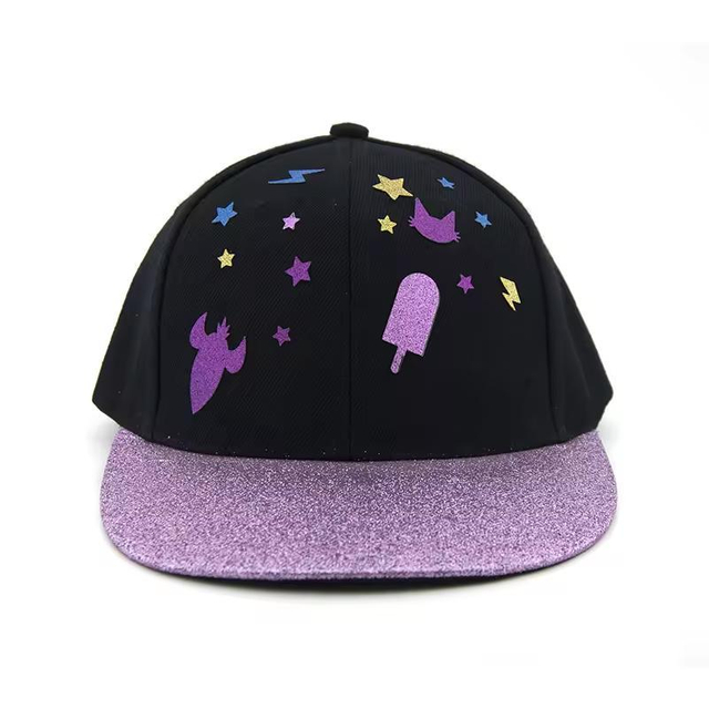 Embroidered Hip Hop 5 Panel Customized Trucker Cap Flat Bill Snapback Hats Snapback Cap