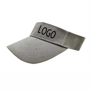 Wholesale Unisex Adjustable Empty Top Baseball Cap Cotton Caps Sport Sun Visor Hats Car Visor Mirror