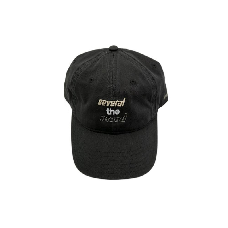 Wholesale Cheap Custom High Quality 6 Panel Washed Black Cotton Twill Embroidery Logo Baseball Cap, Plain Unstructured Dad Hat
