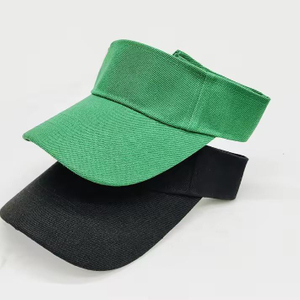 Wholesale Outdoor Visor Beach Adjustable Sun Cap Visor Hats with Custom Logo Sun Hat