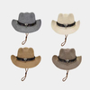 Retro Fashion Braid Two Tone Panama Visor Straw Hats Women Street Cowboy Men Hip Hop Sun Natural Straw Hat