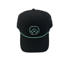 Meidiney BSCI Manufacture Custom 5 Panel Mens Plain Black Embroidery Logo Baseball Caps